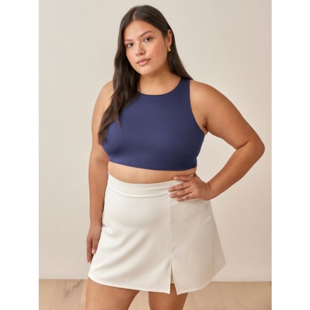 Reformation Luna Ecomove Bra Navy 2X NWT